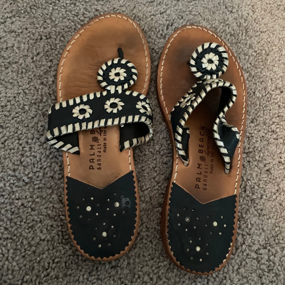 Leather Palm Beach sandals